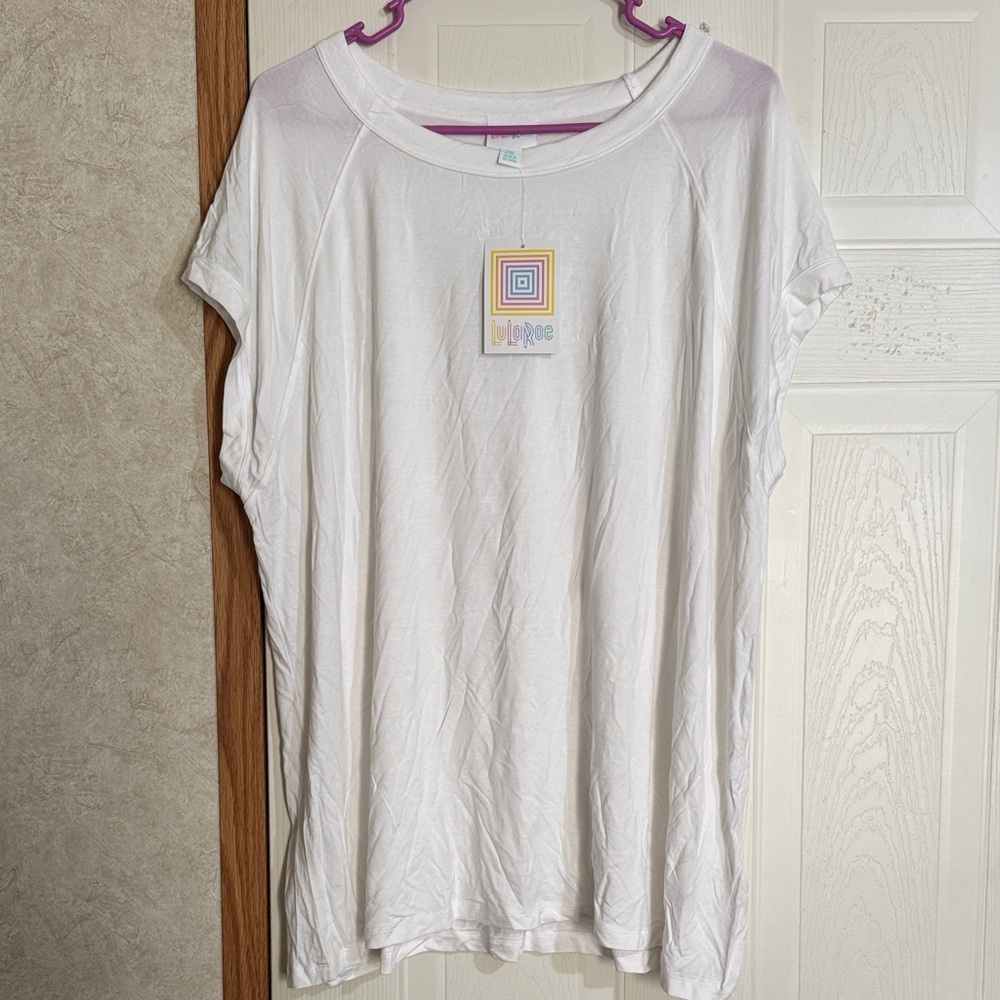 Lularoe white top